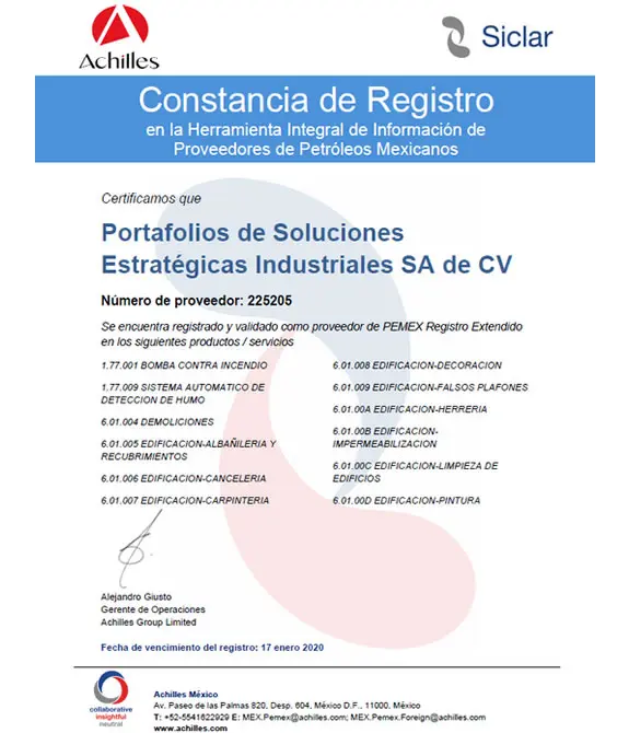 Proveedore PEMEX